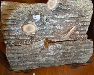 Gas fire place log insert 
