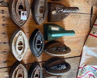 Choice of 12 smoothing irons
