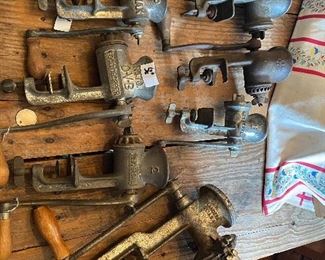 Choice of 7 meat grinders- Hibbard Spencer, Laders, L.F.&C., Universal, Bluegrass, or Keystone 
