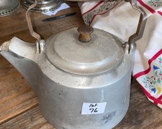 Miracle Ware aluminum tea kettle
