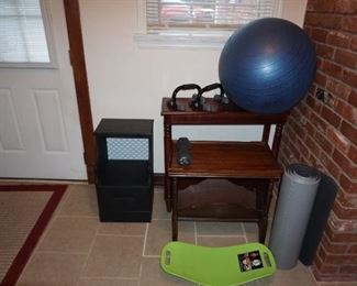 weight and exercise, table