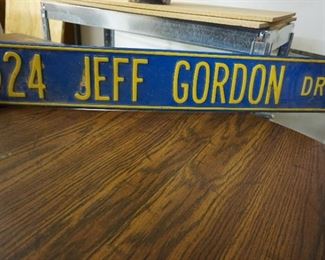 Jeff Gordon sign