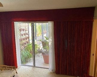 These vintage drapes are for sale
