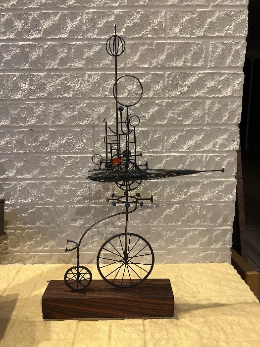 Joseph A Burlini 1967 Rocket Machine with Enamel 23" high