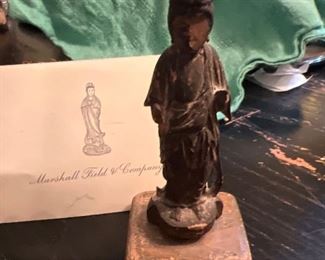 1650 4/5" high with base Kwan Yin