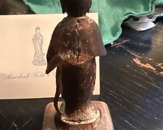 1650 4.5" high with base Kwan Yin