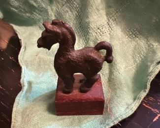 Bronze Horse Contemporary 3 inches high with base