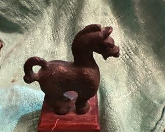 Bronze Horse 3 inches high with base
