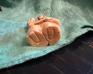 Netsuke base 2 inches high