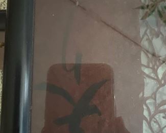 Japanese Fabric Stencil 13" x 17" Signature