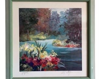 Lot 010
"Joyful" by Alix Stefan Lithograph