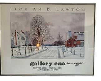 Lot 026
Florian Lawton "First Snow" Signed from Gallery One