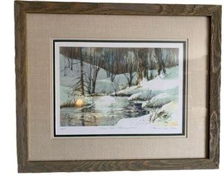 Lot 033
"Time for Reflection' by Barney Cole Artists Proof