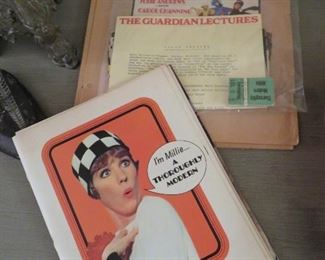 As previously stated - Jake was an adoring fan of Julie Andrews - there are scrap books following her life and achievements, original posters and brochures for her movies - quite the treasure trove!