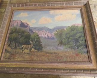 Another San Antonio artist to that graces this estate is the friend of Porfirio Salinas - PERDO LOZCANO