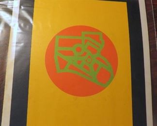 Official HemisFair '68 map with artwork by Robert Indiana