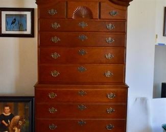 Eldred Wheeler cherry bonnet top chest-on-chest