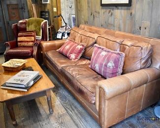 Leather sofa
