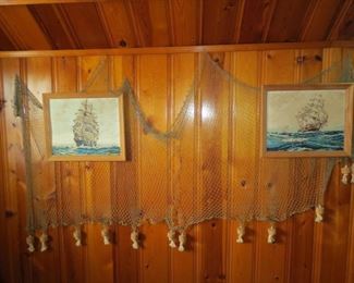 Paint by # Ships, nautical net