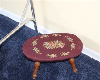 Needlepoint Footstool
