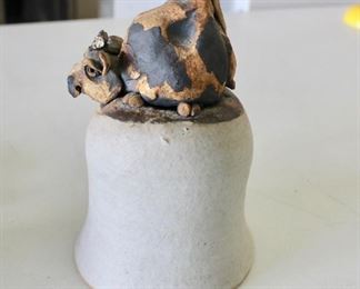 Todd Warner Studio Pottery Cow Bell