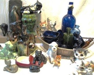 Visit this sale to adopt a cat or puppy dog figurine....lots to choose from...all needing a good new home