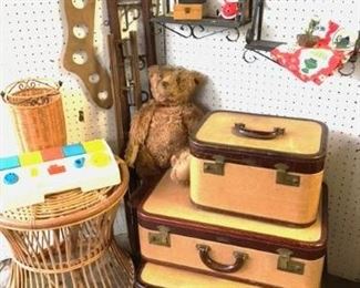 Old suitcases perfect for decorating and/or hiding stuff