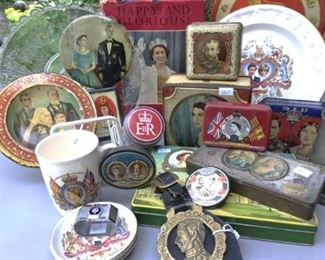 Just a sampling of the English royalty collection...queen Victoria and Elizabeth to Princess Diana 