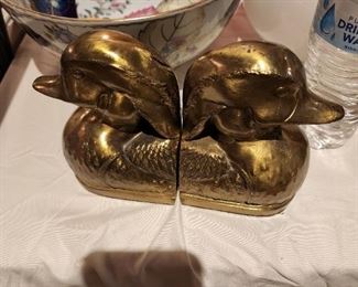 Solid Brass Bookends