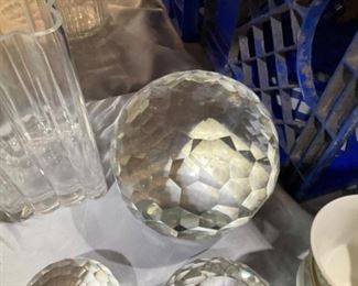 Large Crystal Prism Ball