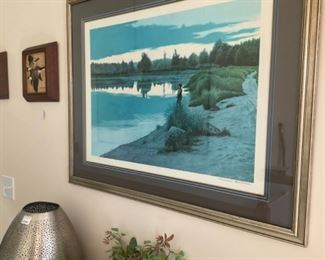 “Playing Hookey” Framed Signed/Numbered Painting by Norman Gautreau ~ Studied Under Norman Rockwell