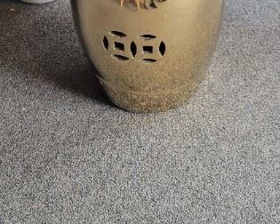 Gold Ceramic Barrel Table