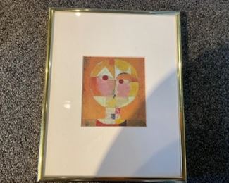Stencil By Paul Klee Framed Artwork
