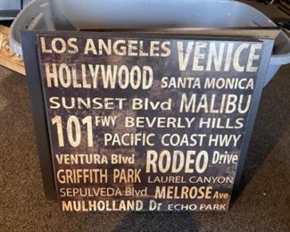 California Landmarks artwork