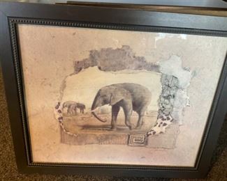 J. Combs Gorgeous Elephant Artwork