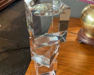 Crystal 3 Cube Candle Holder