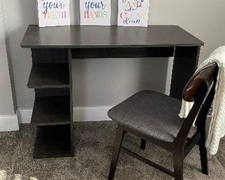 Desk and office chair