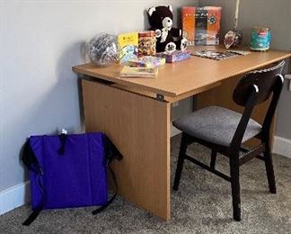 Desk and chair