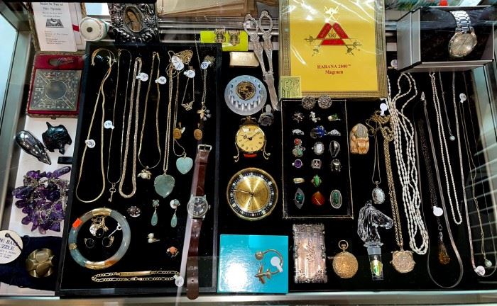 Fine Jewelry... 14KT Gold, Sterling, Jade