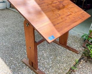 Solid Wood Drafting Table