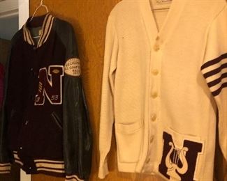 Vintage football jacket and sweater 