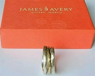 14K & Sterling James Avery Ring 