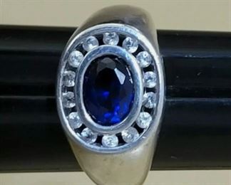 Diamond Sterling Ring