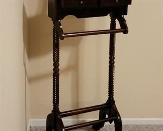 Vintage Carved Coat Rack 