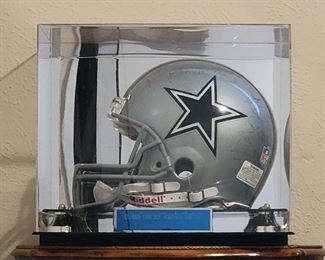 Troy Aikman, Emmitt Smith, Michael Irvin, and Deion Sanders Signed Helmet 