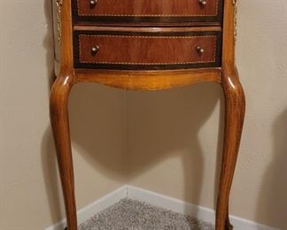 Vintage French Louis XV Style End Side Tables