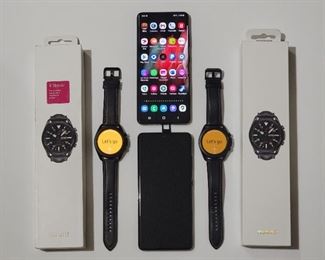 Samsung Galaxy S21 Ultra Phones & Galaxy Watch 3