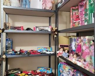Diecast Cars and Barbies 