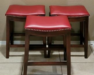 Red Saddle Stool