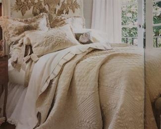 Master bedroom comforter featured in Soft Surroundings catalog 